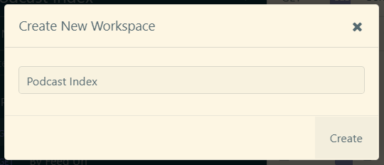 Create Workspace